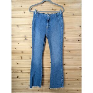 Free People Jeans Women's 29 Blue Level Up Slim Slim Flare